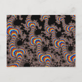 Kleurenrun - Fractal Art Briefkaart (Voorkant)