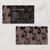 Kleurenrun - Fractal Art Visitekaartje (Voorkant / Achterkant)