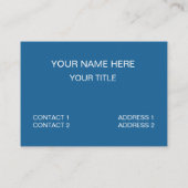 Kleurenschaduwstrepen Visitekaartje (Achterkant)