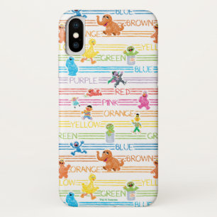 Kleurenschema Sesamstraat-vrienden regenboog Case-Mate iPhone Case