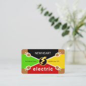 Kleurenschema Stekkerverbinding Elektriciteitsdraa Visitekaartje (Staand voorkant)