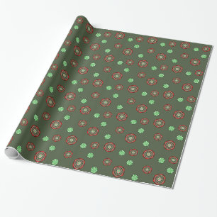 Kleurenschema's van kerstcadeauverpakkingen cadeaupapier