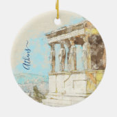  kleurenschets Athens Griekenland Ornament (Achterkant)