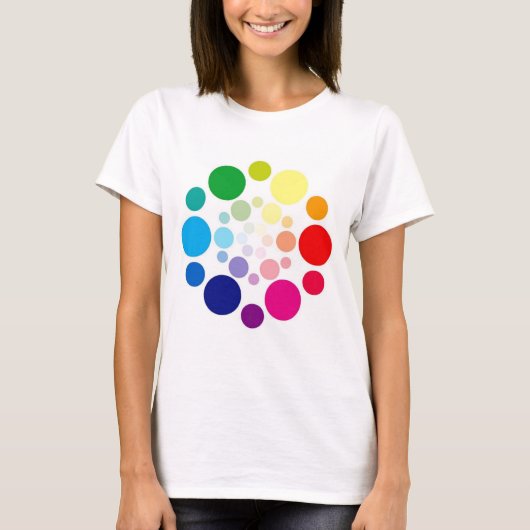 Kleurenschijf T-shirt (Voorkant)