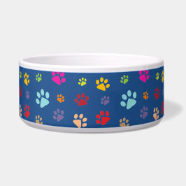 Kleurenschilderafdrukken Pet Bowl Voerbakje