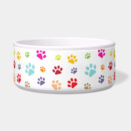 Kleurenschilderafdrukken Pet Bowl Voerbakje