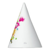 Kleurenschouderballonnen Feesthoedjes (Rechts)