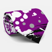 Kleurenschoudertje - Aseksuele trots Stropdas (Opgerold)