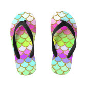 Kleurenschubben van de Meermin Kinder Teenslippers (Voetbed)