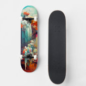 Kleurenskateboard - Aangepast ontwerp Persoonlijk Skateboard (Voorkant)