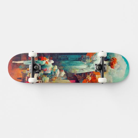 Kleurenskateboard - Aangepast ontwerp Persoonlijk Skateboard (Horizontaal)