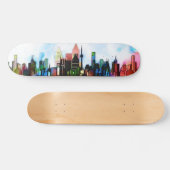 Kleurenskateboard van de stad persoonlijk skateboard (Horizontaal)