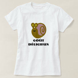 Kleurenslak en sms-goût délicieux t-shirt