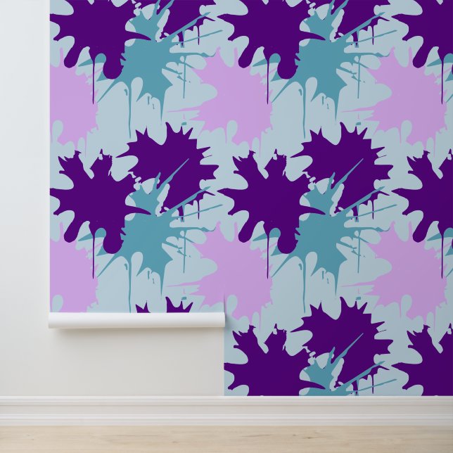 Kleurenspat Behang (Applicatie)