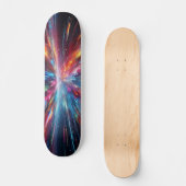 Kleurenspatting patroon persoonlijk skateboard (Voorkant)