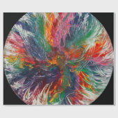 kleurenspectrum-pijlwiel cadeaupapier (Vlak)