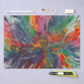 kleurenspectrum-pijlwiel tissuepapier (Craft)