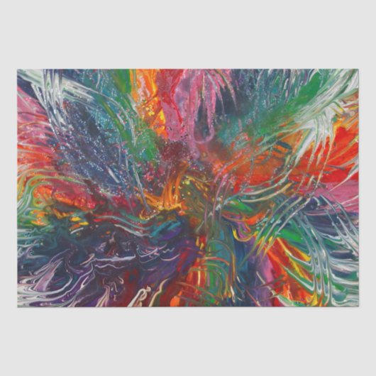kleurenspectrum-pijlwiel tissuepapier (Voorkant)