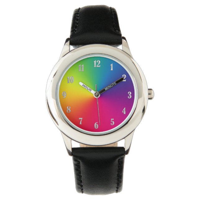 kleurenspectrum volgen horloge (Voorkant)
