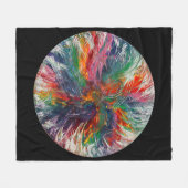 Kleurenspectrum Windmolen Fleece Deken (Voorkant (Horizontaal))