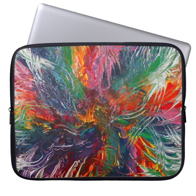 Kleurenspectrum Windmolen Laptop Sleeve (Voorkant)