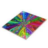 Kleurenspectrumflares Tegel Tegeltje (Zijkant)