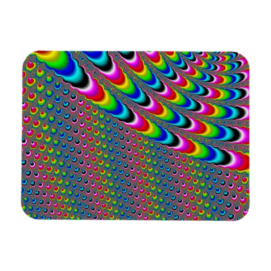Kleurenspel - Fractal Art Magneet (Horizontaal)