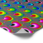 Kleurenspel - Fractal Art Poster (Hoek)