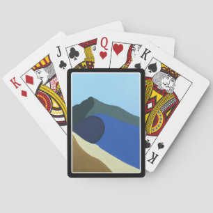 Kleurenspel kaarten van Mt Tamalpais-schilderij