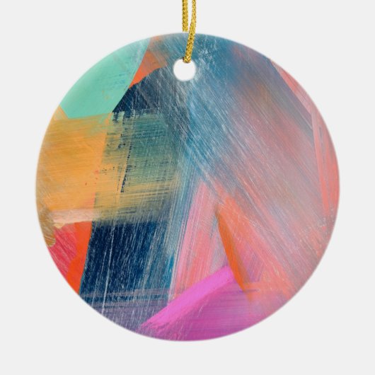 Kleurenspel Keramisch Ornament (Voorkant)