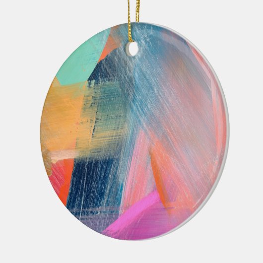 Kleurenspel Keramisch Ornament (Links)