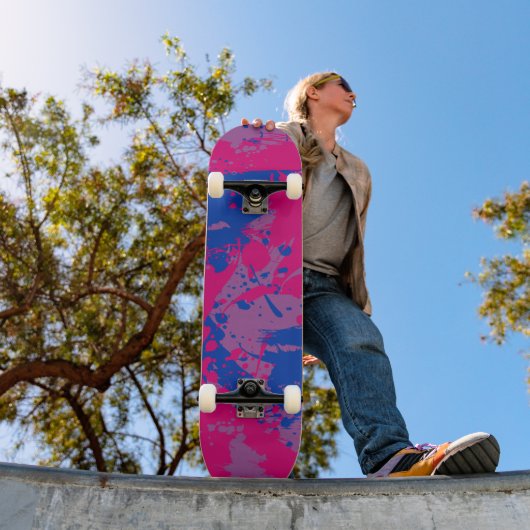 Kleurenspiegel | Bisexual Pride Persoonlijk Skateboard (Buiten 1)
