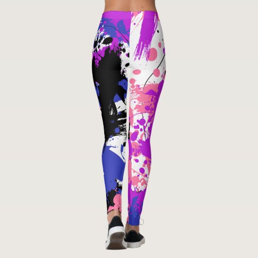 Kleurenspiegel | Gendervloeiende Pride Leggings (Achterkant)