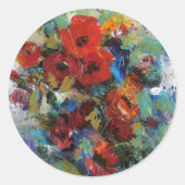 Kleurenspiegel II Ronde Sticker (Voorkant)