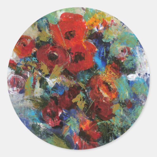 Kleurenspiegel II Ronde Sticker (Voorkant)