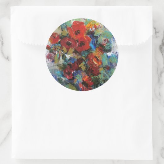 Kleurenspiegel II Ronde Sticker (Tas)