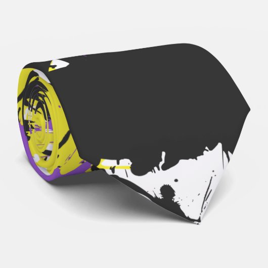 Kleurenspiegel | Non-Binaire Pride Stropdas (Opgerold)