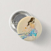 Kleurenspiegel Ronde Button 3,2 Cm (Voorkant /achterkant)