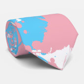 Kleurenspiegel | Transgender Pride Stropdas (Opgerold)