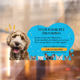 Kleurenspiegel voor snoepjes en katten aanpassen raamsticker