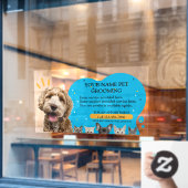 Kleurenspiegel voor snoepjes en katten aanpassen raamsticker (Cafe Raam)