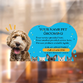 Kleurenspiegel voor snoepjes en katten aanpassen raamsticker