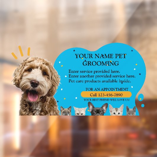 Kleurenspiegel voor snoepjes en katten aanpassen raamsticker (Vel 2)