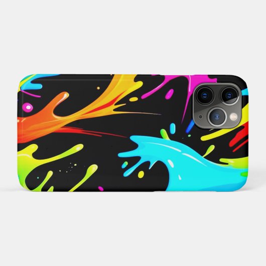 Kleurensplash: Abstracte Kunst Case-Mate iPhone Case (Achterkant (horizontaal))