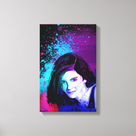 Kleurensplash Canvas Afdruk