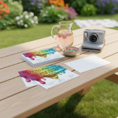 Kleurensplash Familie reünie uitnodiging