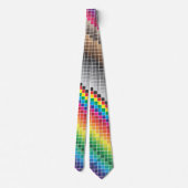 kleurenstalen regenboog stropdas (Achterkant)