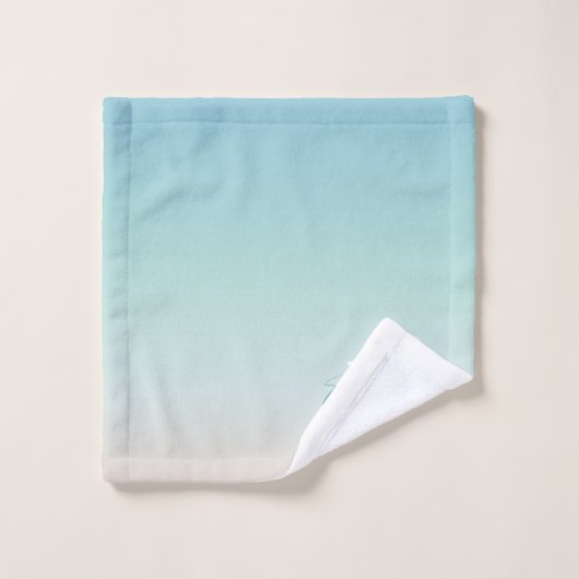 Kleurenstijl Kastal | Modern minimalistisch monogr Bad Handdoek (Wasdoekje)