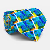 KLEURENSTORM STROPDAS (Opgerold)