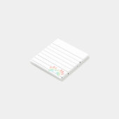 Kleurenstraal regenboog verven 3x3 post-it® notes (Schuin)